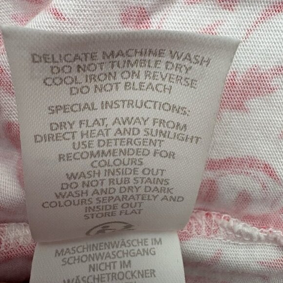 Boden Floral Margot Jersey Orange/Red White Cap Sleeve Dress Women's 8 Pockets - Picture 10 of 10